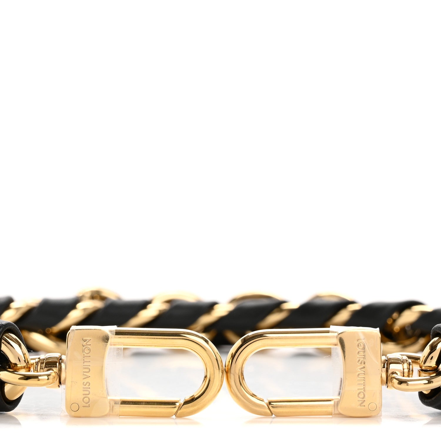 Louis Vuitton Calfskin Multi Pochette Chain Shoulder Strap Black Gold 3 of 3