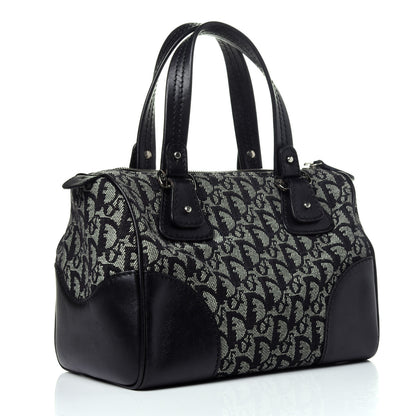 Christian Dior Monogram Boston Black 3 of 12