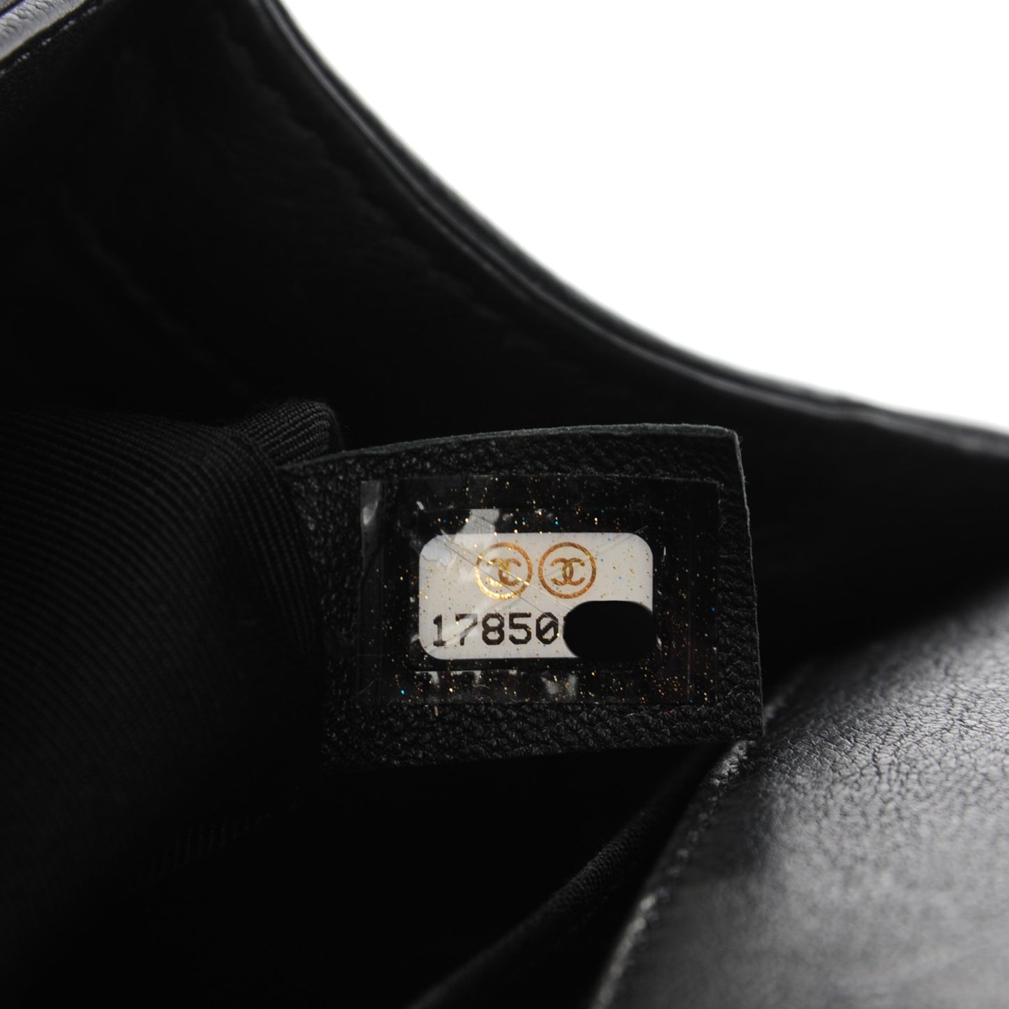 Calfskin Quilted Medium Boy Flap Black