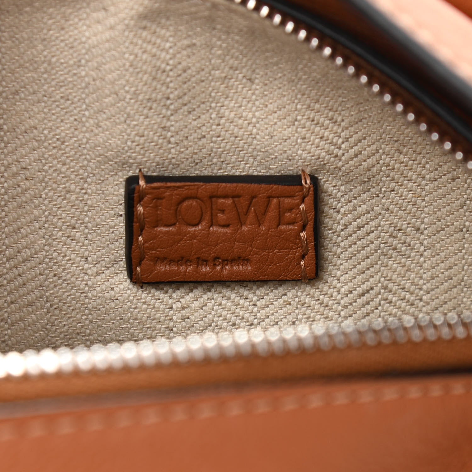 Loewe Calfskin Mini Puzzle Bag Tan 6 of 13
