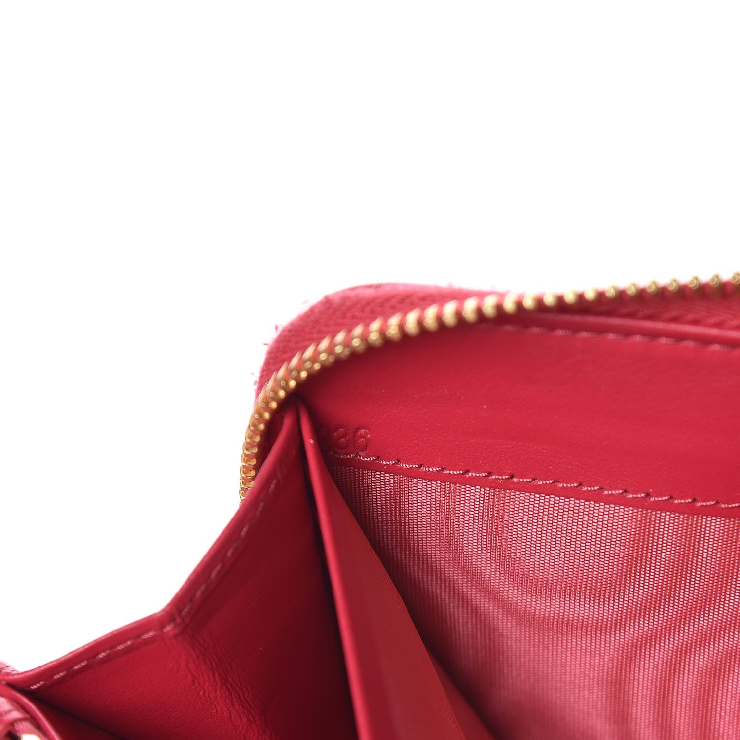 Prada Vitello Move Zip Around Wallet Peonia 6 of 8