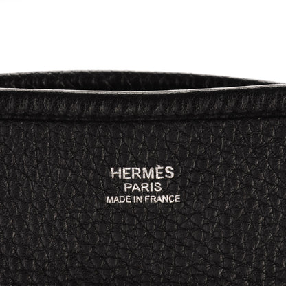 Hermes Taurillon Clemence Evelyne III PM Black 5 of 13