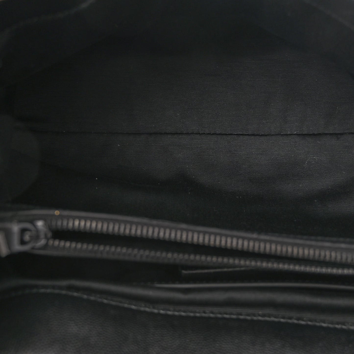 Grain De Poudre Medium West Hollywood Monogram Fold-Over Black