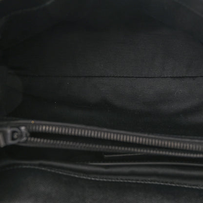 Saint Laurent Grain De Poudre Medium West Hollywood Monogram Fold-Over Black 5 of 9
