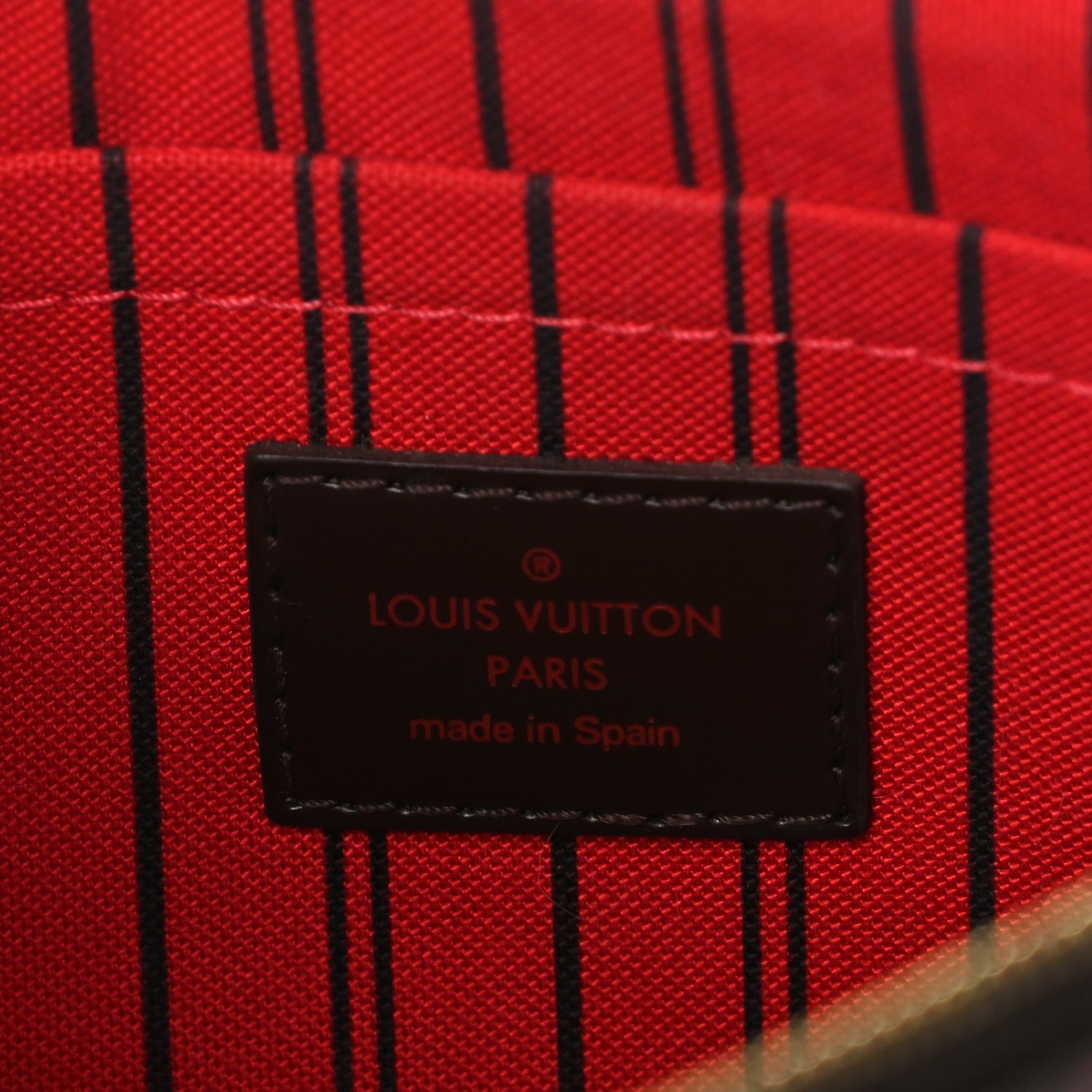 Louis Vuitton Damier Ebene Neverfull MM GM Pochette 6 of 7