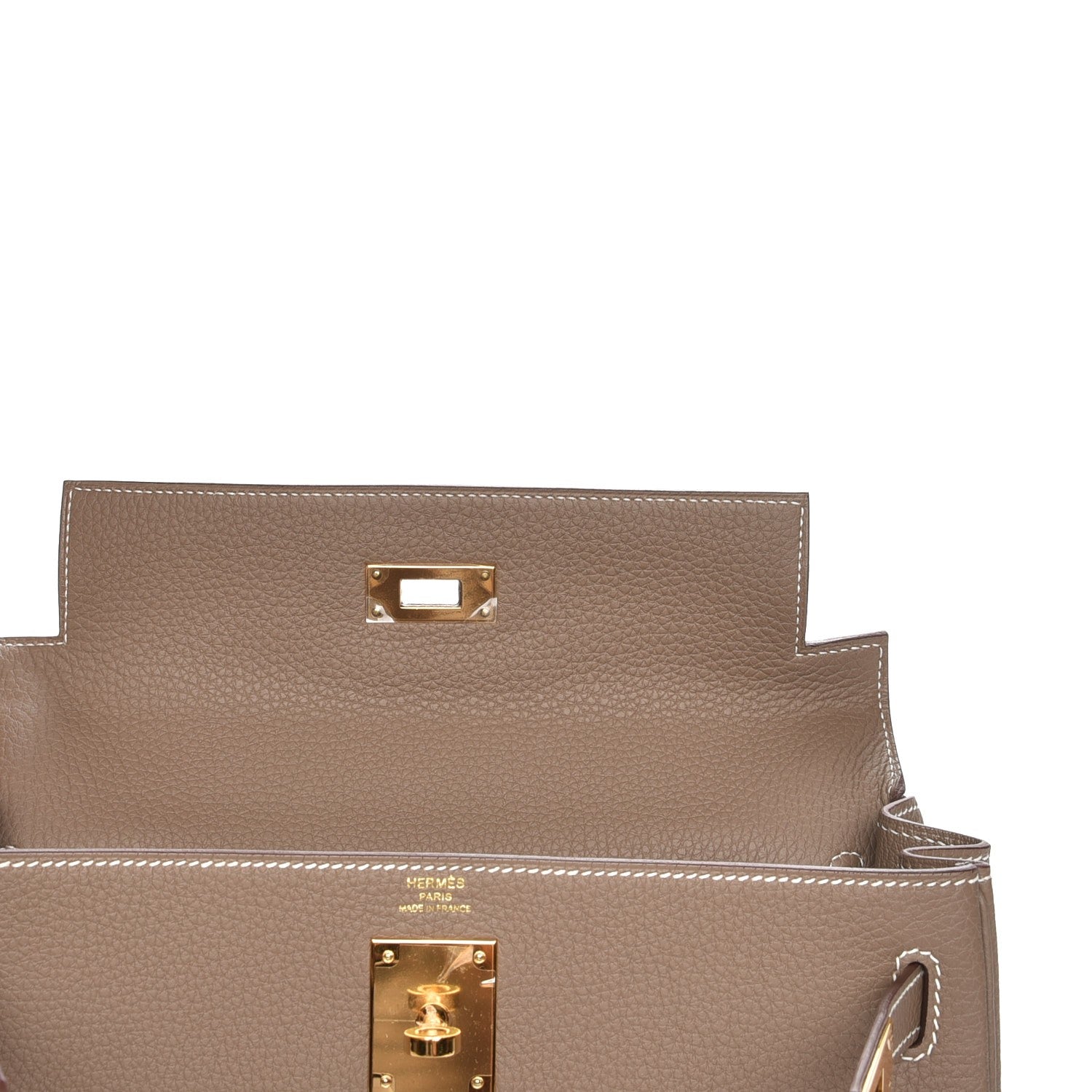 Hermes Togo Kelly Retourne 28 Etoupe 25 of 30