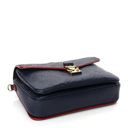 Louis Vuitton Empreinte Pochette Metis Marine Rouge 3 of 8