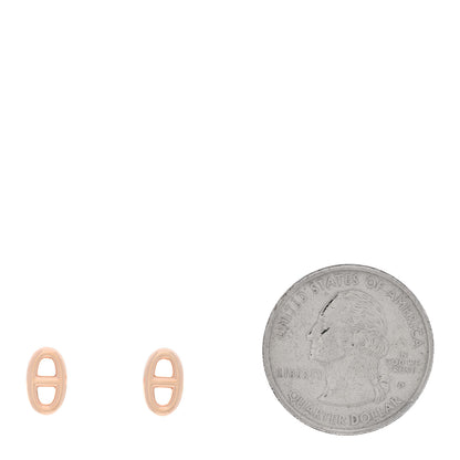 Hermes 18K Rose Gold TPM Farandole Stud Earrings 2 of 6