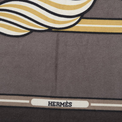 Hermes Cashmere Silk Quadrige Blanket 2 of 4