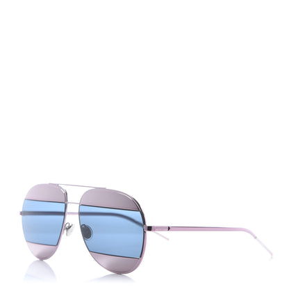 Christian Dior Split 1 Aviator Sunglasses Pink Blue 1 of 7