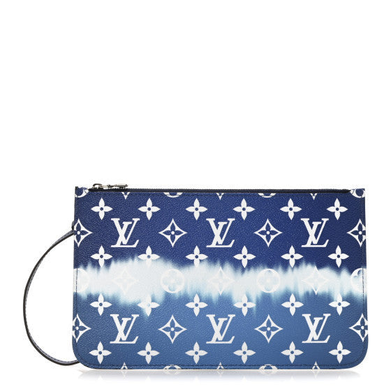 Louis Vuitton Monogram Escale Neverfull MM GM Pochette Blue 1 of 1
