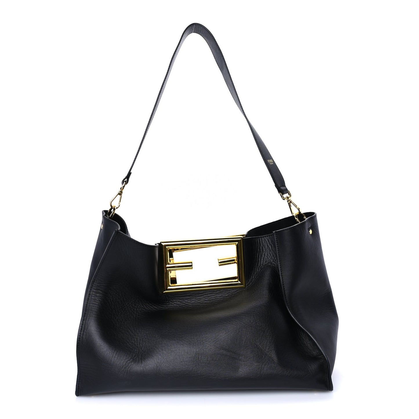 Vitello King Medium  Way Tote Black