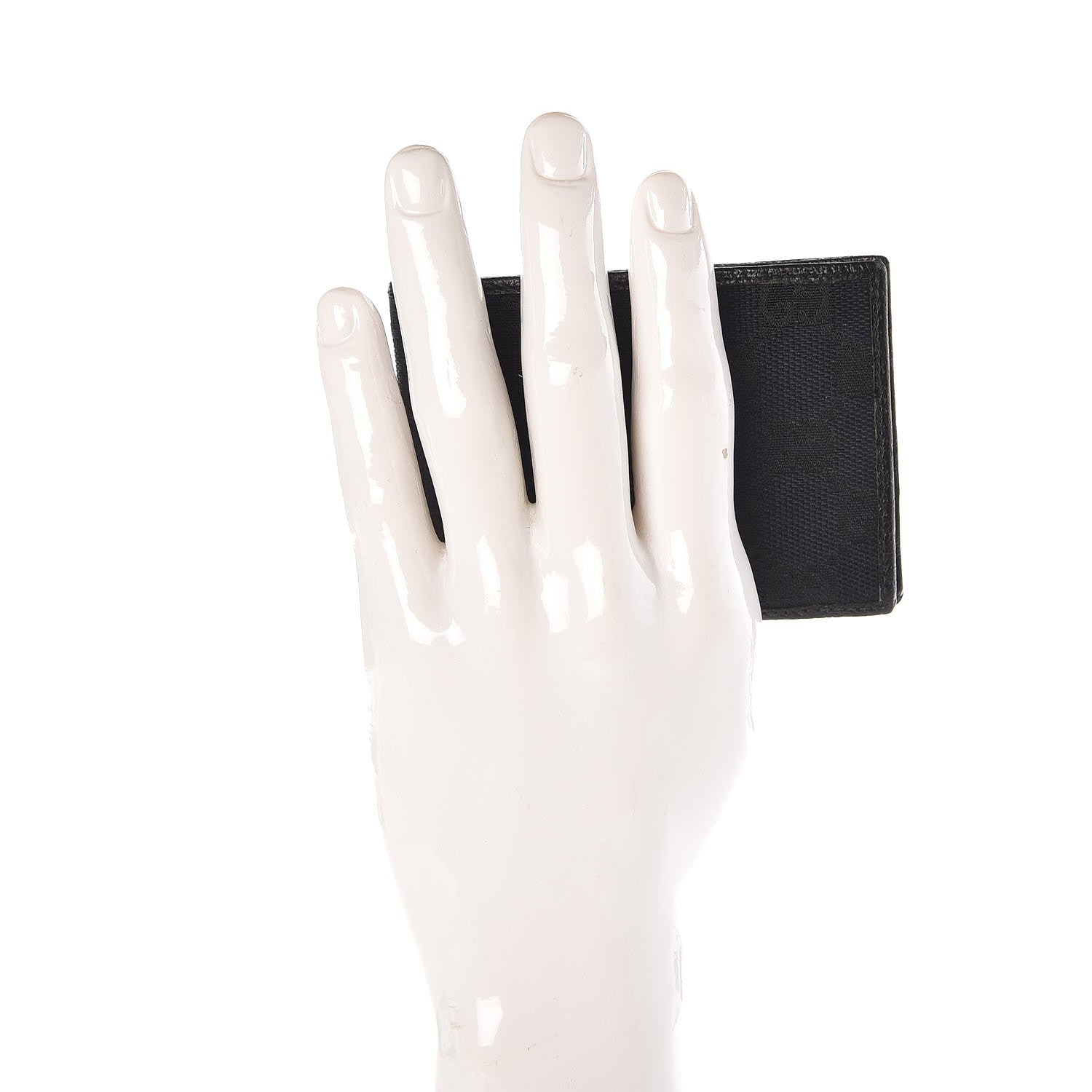 Gucci Mens Monogram Bi-Fold Wallet Black 2 of 7