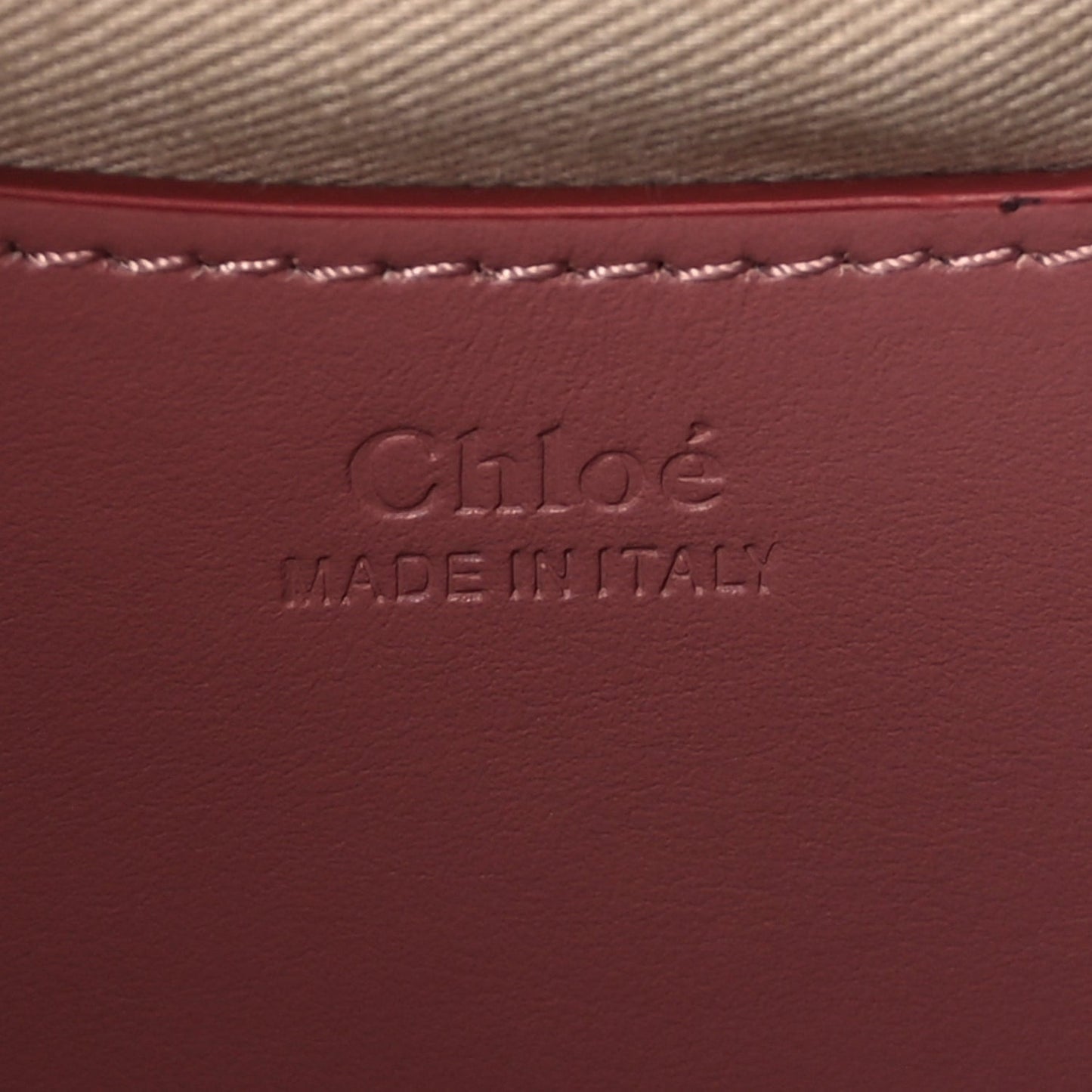 Calfskin Small Tess Bag Rusty Pink