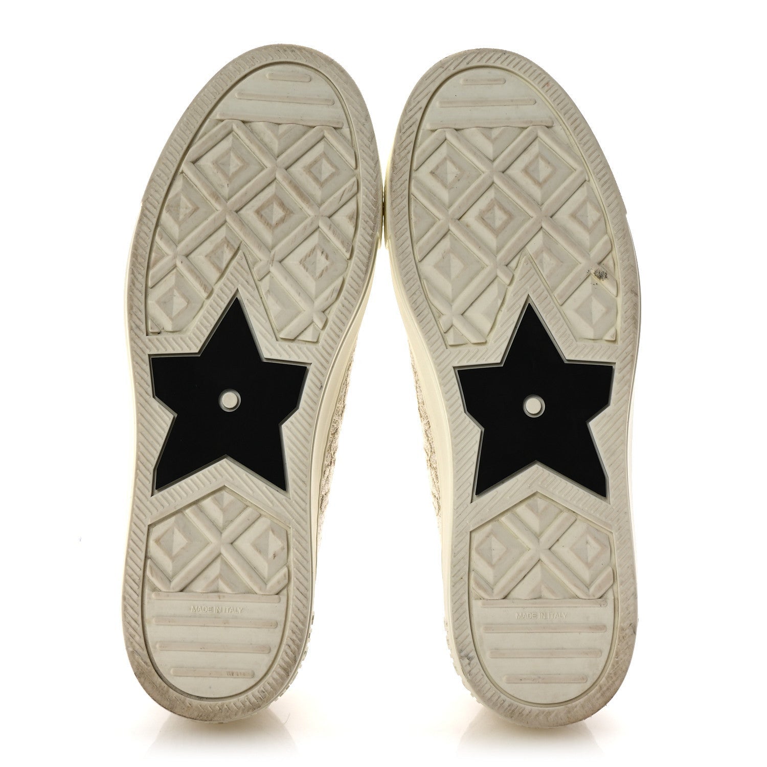 Christian Dior Canvas Embroidered Jardin D'Hiver Womens Walk'N'Dior Low Top Sneakers 40 White Gold 6 of 7