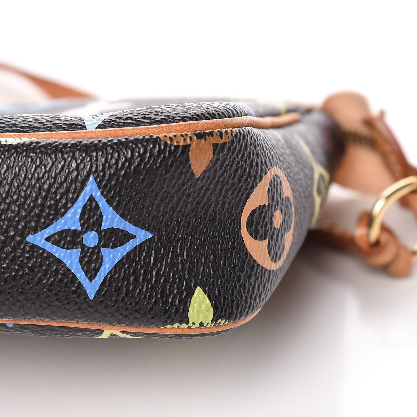 Monogram Multicolor Pochette Accessories Black