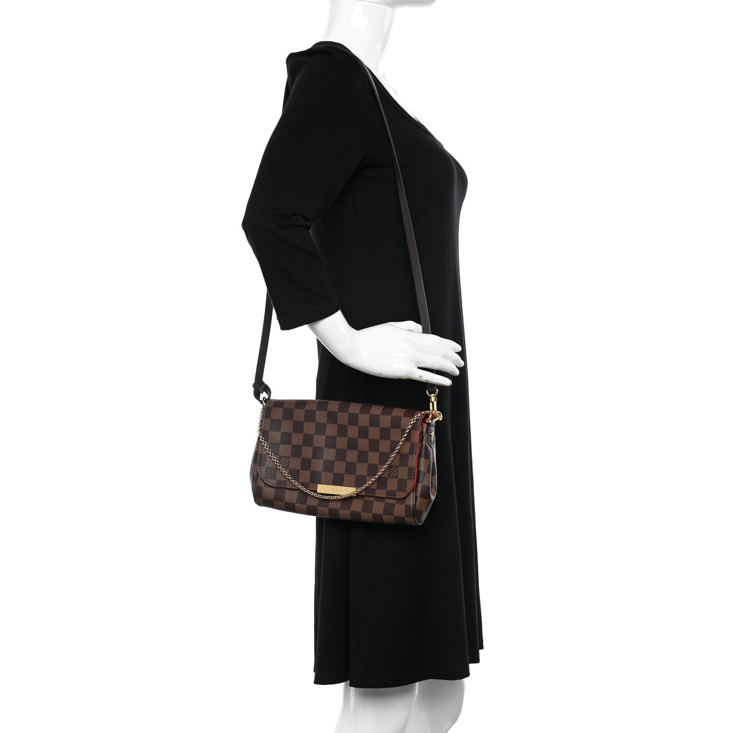 Louis Vuitton Damier Ebene Favorite MM 2 of 12