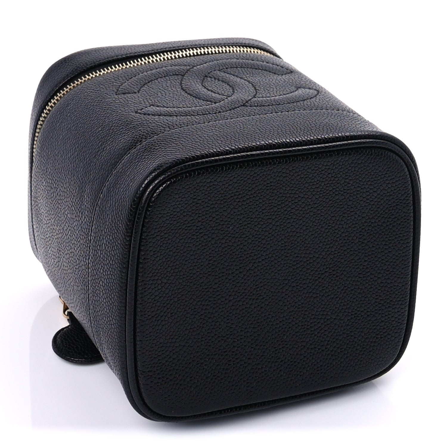 Chanel Caviar Vanity Cosmetic Case Black 3 of 7