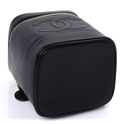 Chanel Caviar Vanity Cosmetic Case Black 3 of 7