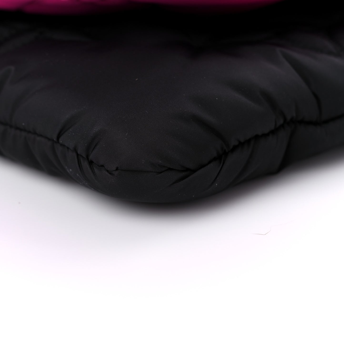 Econyl Monogram Pillow Maxi Multi Pochette Accessories Black Fuchsia