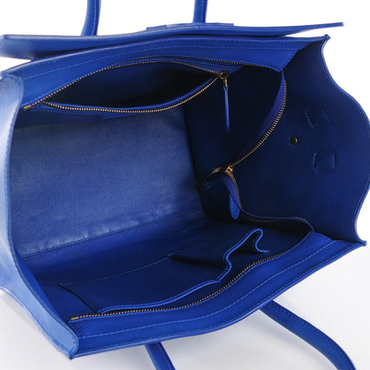 Celine Smooth Calfskin Mini Luggage Electric Blue 5 of 11