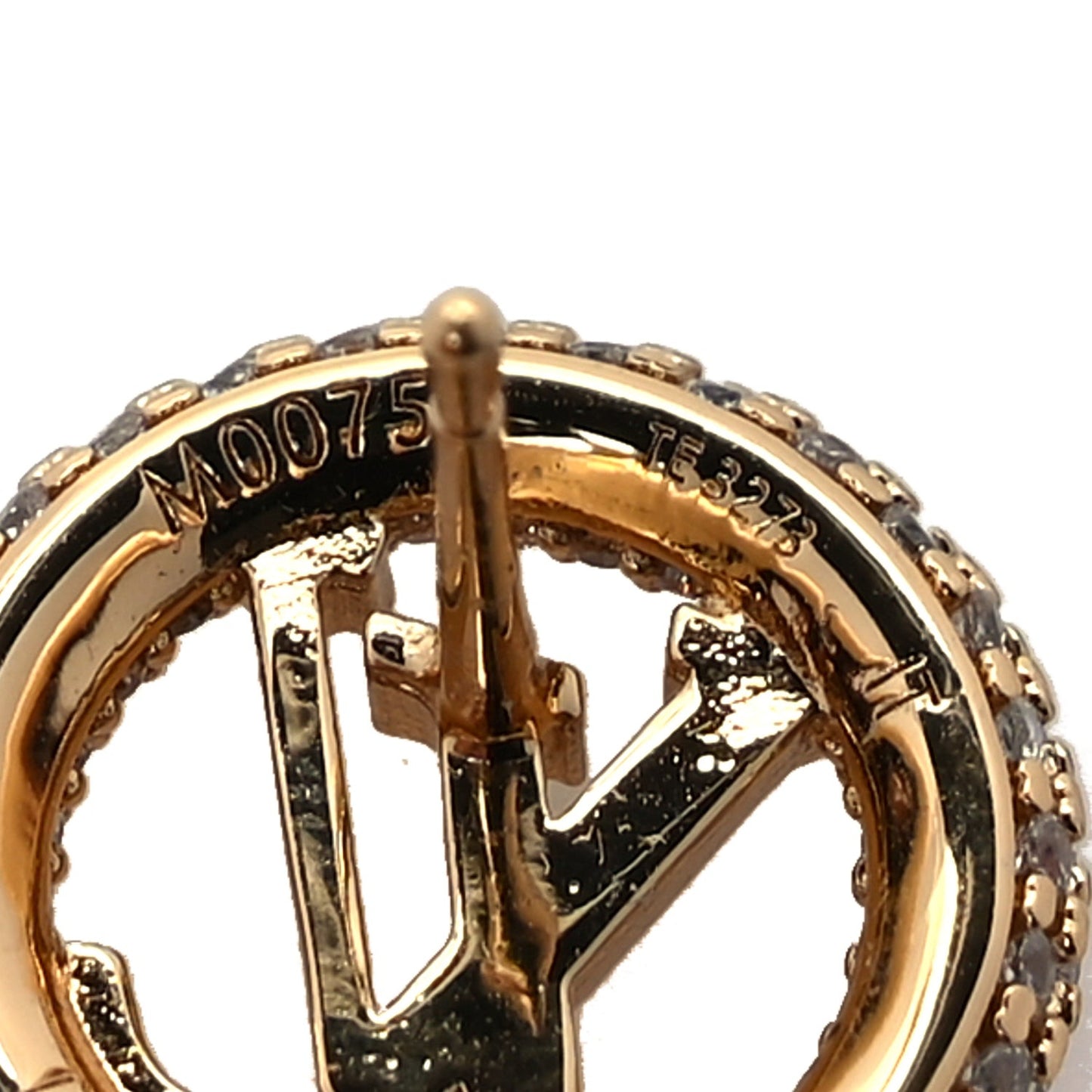 Metal Crystal Louise By Night Earrings Gold