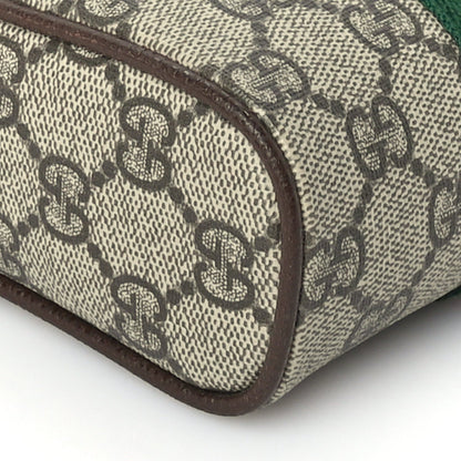 Gucci GG Supreme Monogram Web Mini Ophidia Messenger Brown 8 of 9