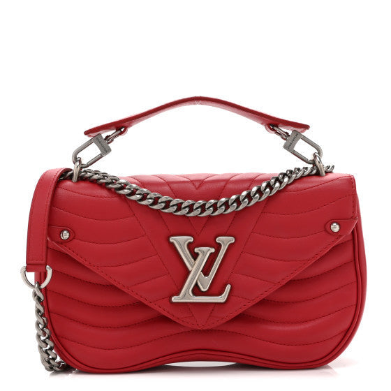 Louis Vuitton Calfskin New Wave Chain MM Ecarlate 1 of 1