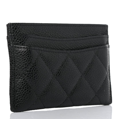 Chanel Caviar Quilted Card Holder Black 2 of 4
