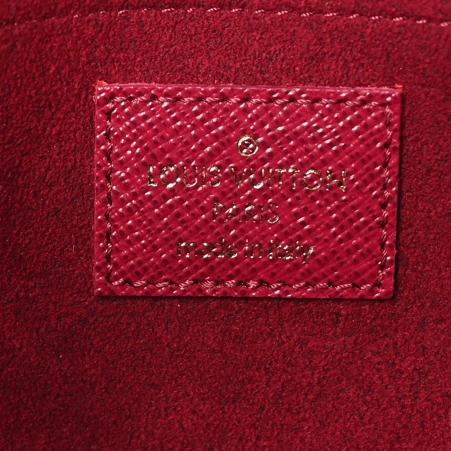 Monogram Pochette Felicie Chain Wallet Fuchsia