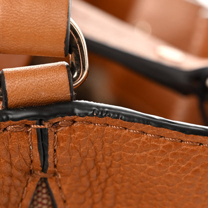 Burberry Grainy Calfskin House Check Small Maidstone Saddle Brown 17 of 24
