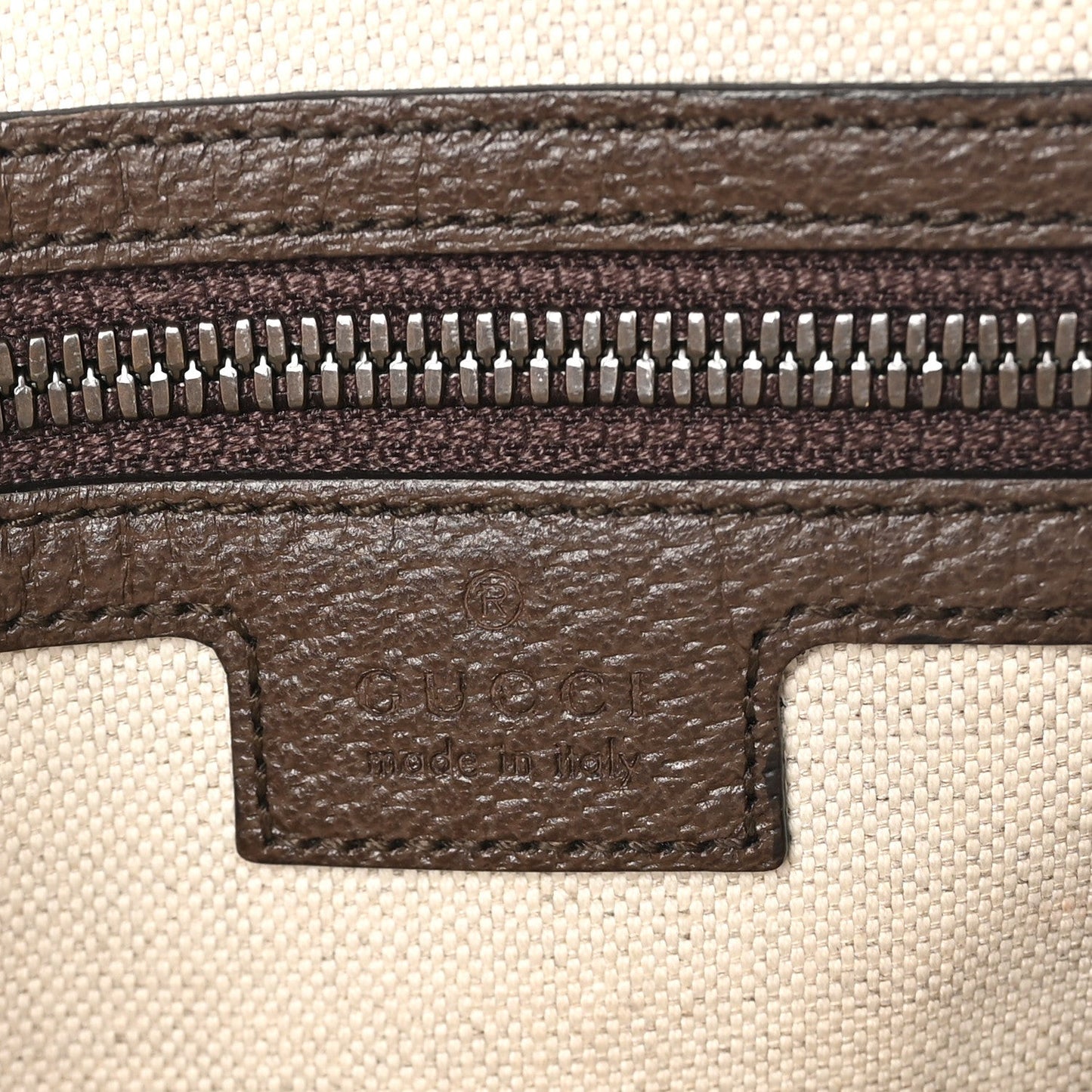 GG Supreme Monogram Web Small Ophidia Messenger Bag Brown