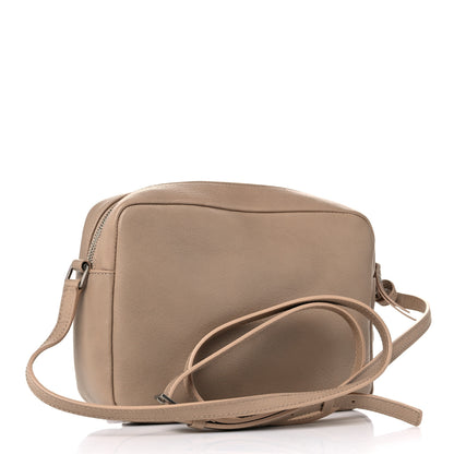 Saint Laurent Lambskin Monogram Small Lou Camera Bag Dark Beige 3 of 14