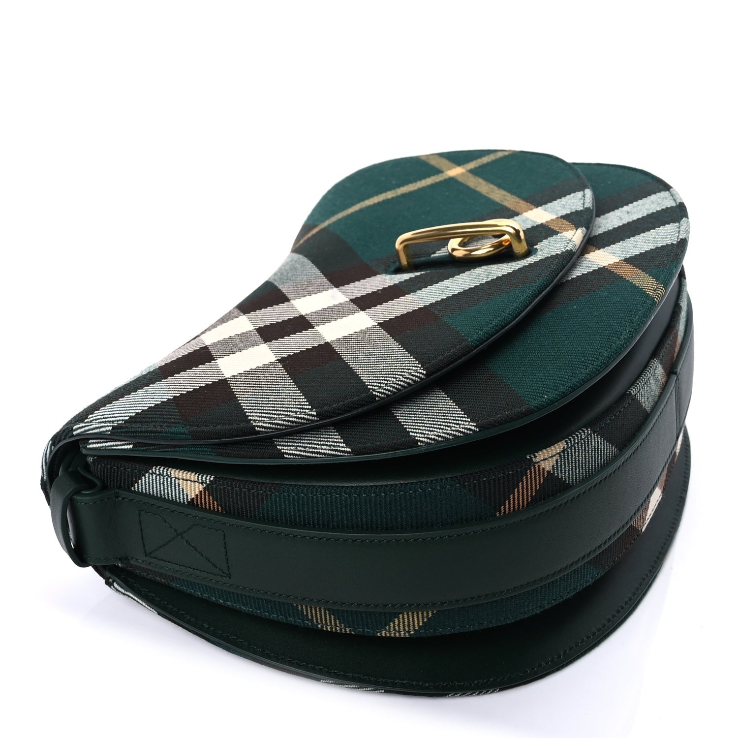 Burberry Jacquard Check Medium Rocking Horse Crossbody Ivy Ivy 8 of 8