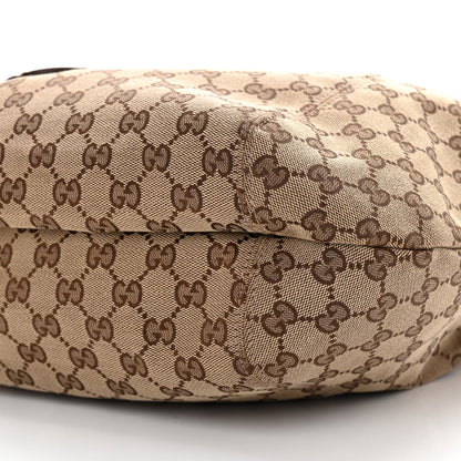 Gucci Monogram Medium Brick Lane Hobo Brown 10 of 12