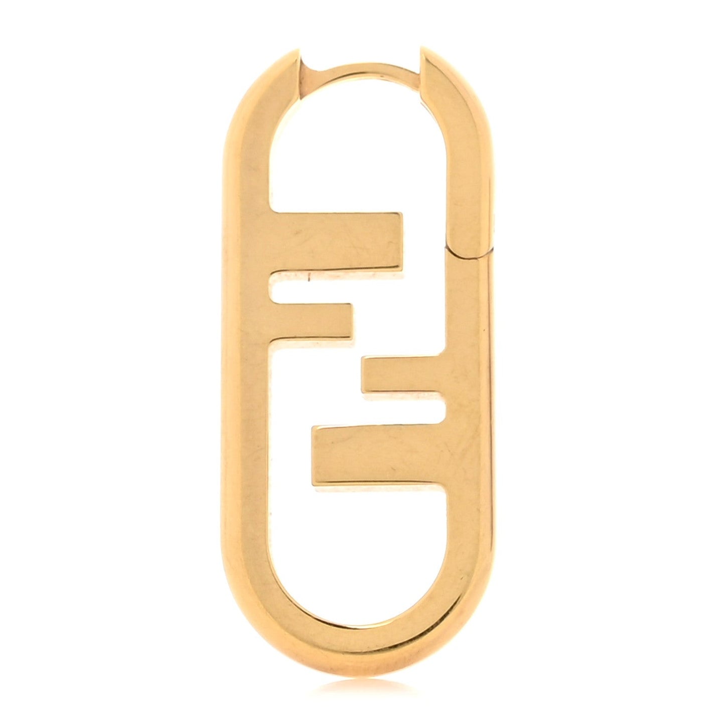Metal FF O'Lock Single Earring Gold