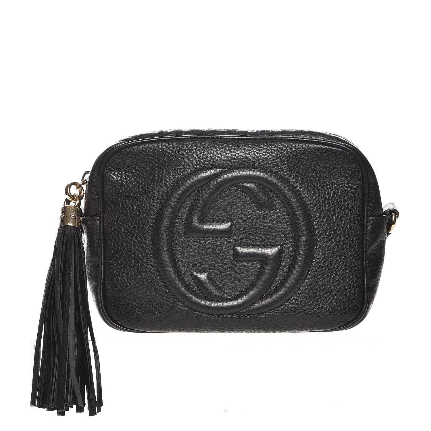 Gucci Pebbled Calfskin Small Soho Disco Bag Black 1 of 7