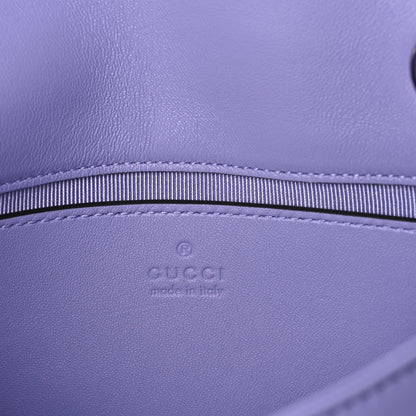 Gucci Calfskin Matelasse Small GG Marmont Shoulder Bag  Purple 4 of 7