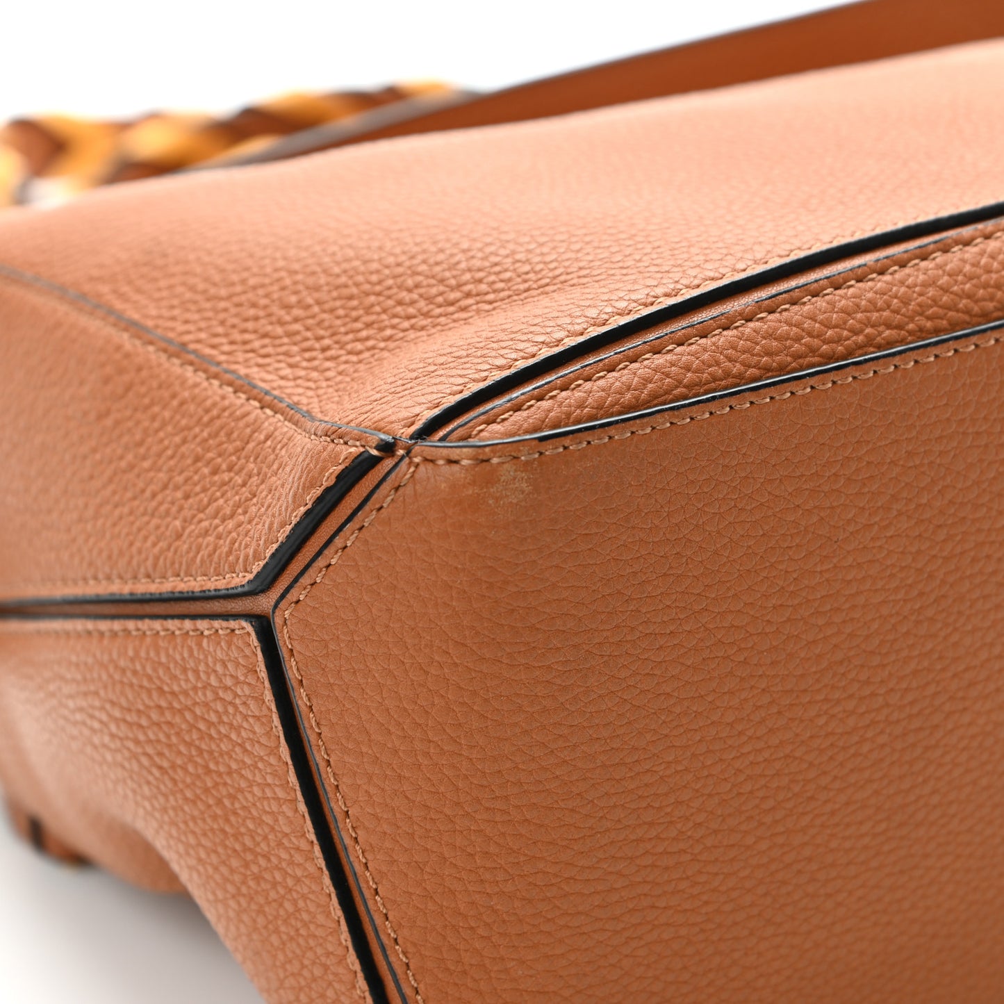 Calfskin Small Puzzle Bag Light Caramel