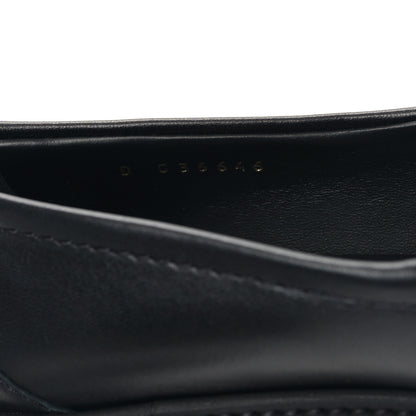 Chanel Lambskin Quilted CC Turnlock Loafers 38.5 Black 8 of 9