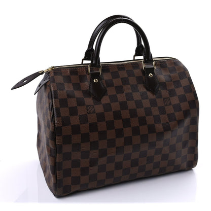 Louis Vuitton Damier Ebene Speedy 30 2 of 8