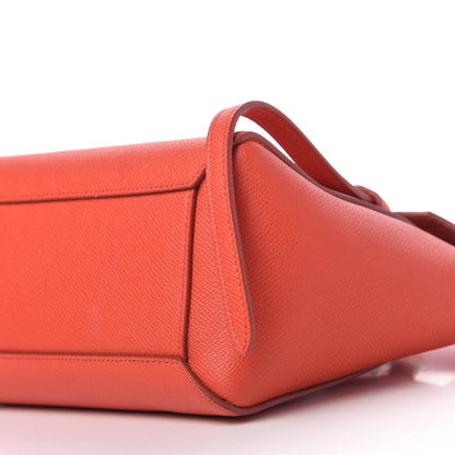 Celine Grained Calfskin Nano Belt Bag Carnelian 7 of 9