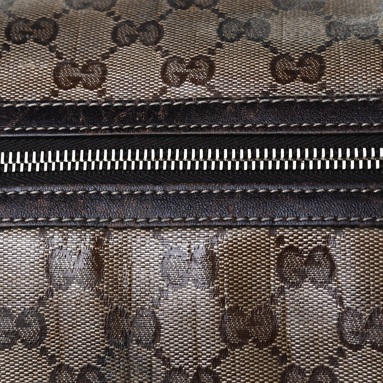 Gucci Crystal Monogram Large Duchessa Boston Dark Brown 14 of 19