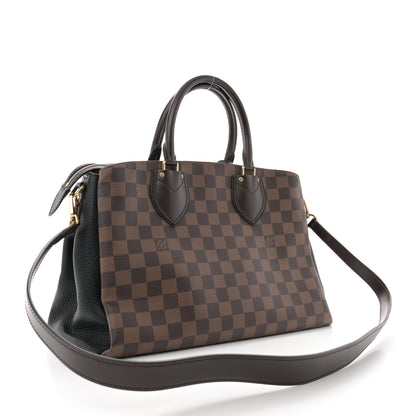 Louis Vuitton Cuir Taurillon Damier Ebene Normandy Black 3 of 16