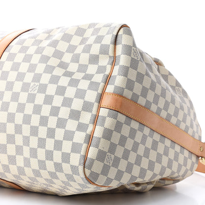Louis Vuitton Damier Azur Keepall Bandouliere 55 12 of 16