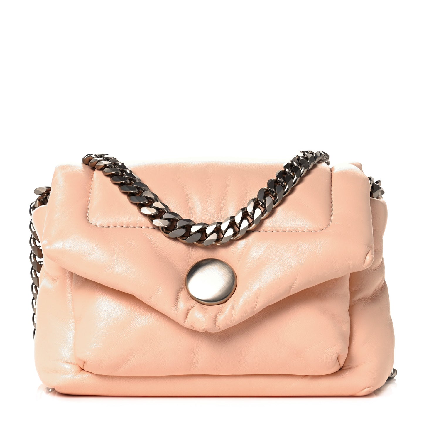 Lambskin PS Harris Small Shoulder Bag Peach