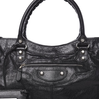 Balenciaga Agneau Giant 12 Silver Hardware Part Time Black 11 of 14