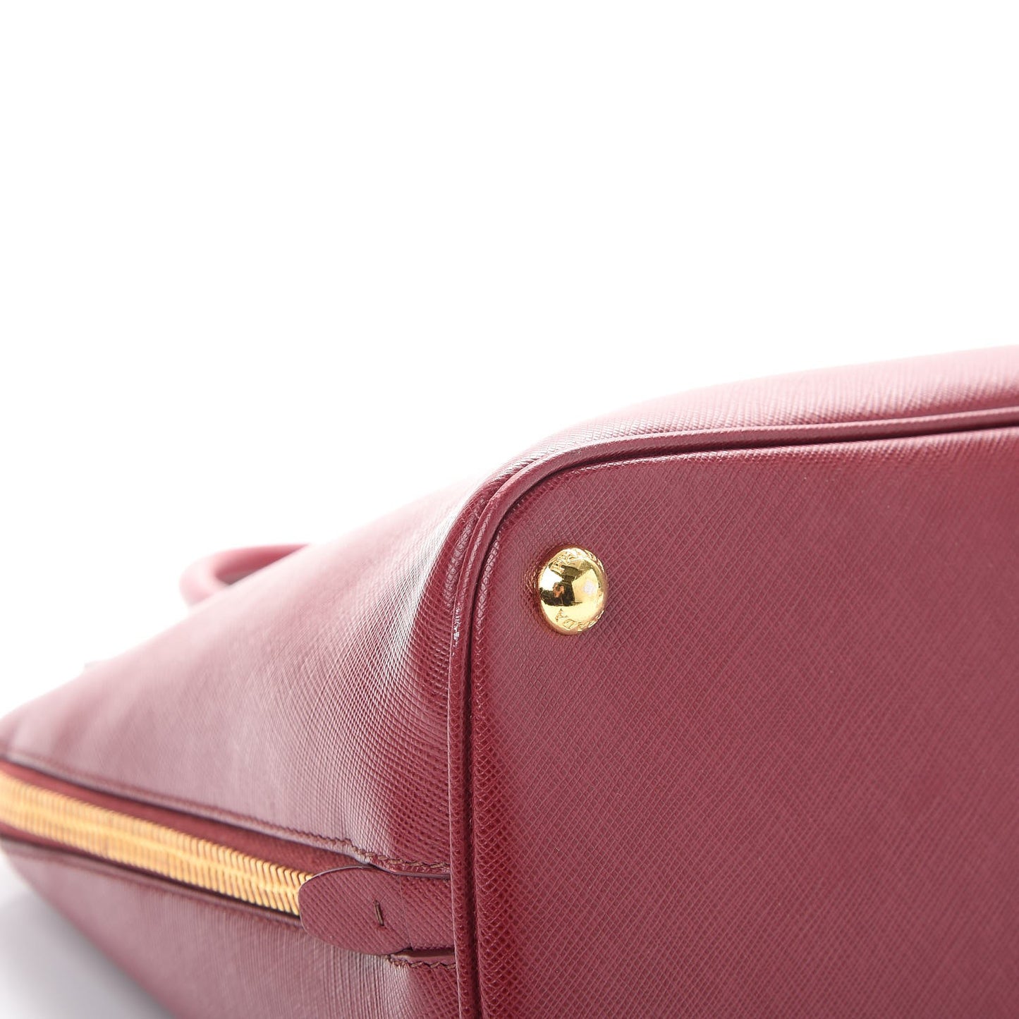 Saffiano Lux Large Promenade Tote Cherry