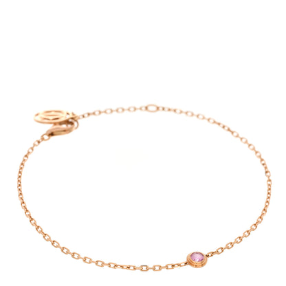 Cartier 18K Pink Gold Pink Sapphire D'Amour Bracelet 1 of 3