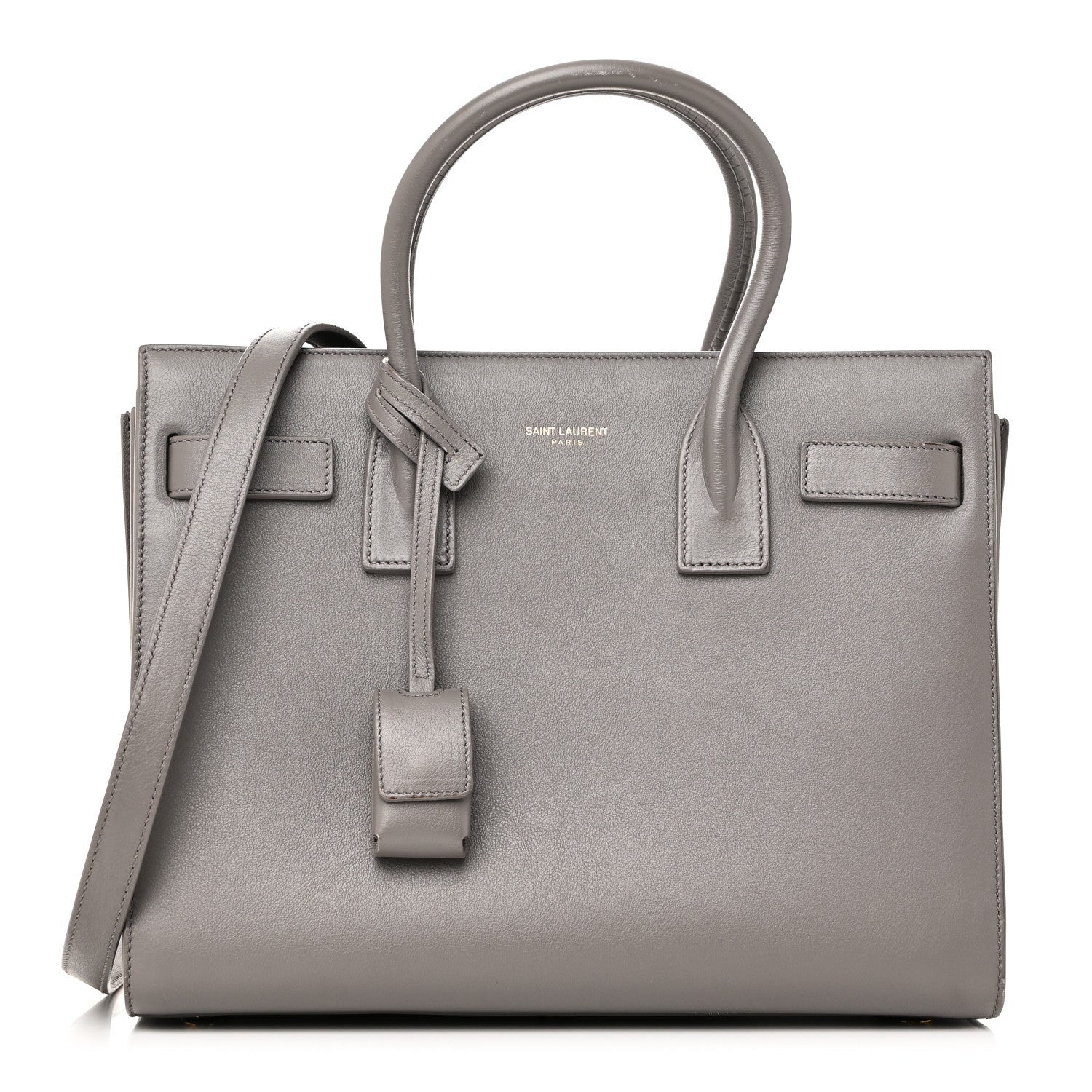 Saint Laurent Calfskin Baby Sac De Jour Fog 1 of 7